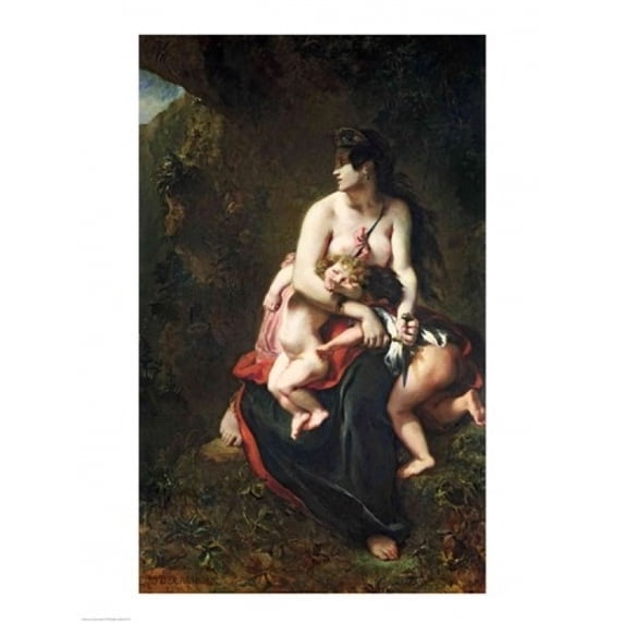 Posterazzi BALXIL16770 Medea 1838 Poster Print by Eugene Delacroix - 18 x 24 in.