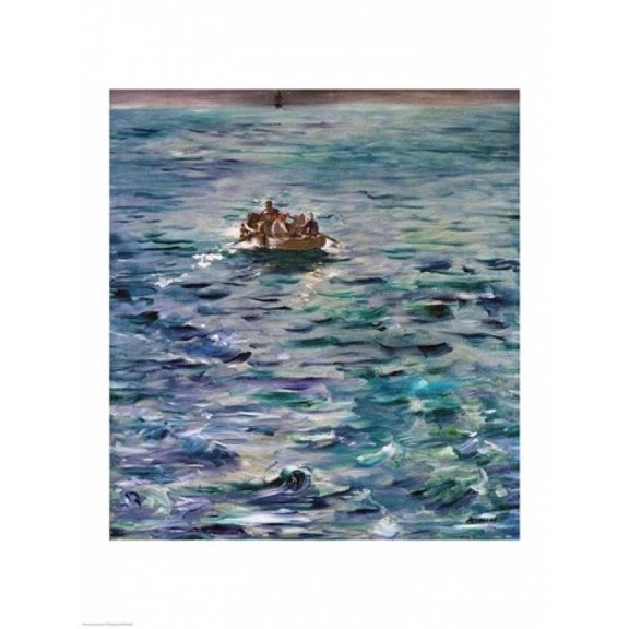 Posterazzi BALXIR103483LARGE The Escape of Henri De Rochefort Poster Print by Edouard Manet - 24 x 36 in. - Large
