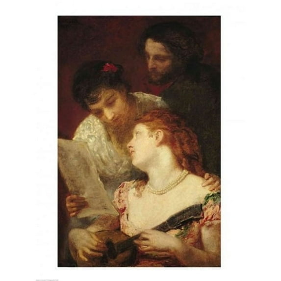 Posterazzi BALXIR144369 Musical Party 1874 Poster Print by Mary Cassatt - 18 x 24 in.