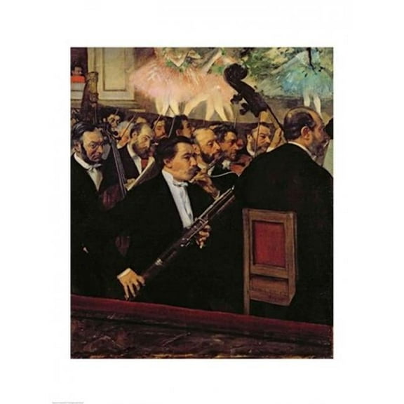 Posterazzi BALXIR16124 The Opera Orchestra C.1870 Poster Print by Edgar Degas - 18 x 24 in.