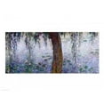 thumbnail image 1 of Posterazzi BALXIR162349LARGE Waterlilies - Morning with Weeping Willows Detail of The Right Section 1915-26 Poster Print by Claude Monet - 36 x 24 in. - Large, 1 of 1