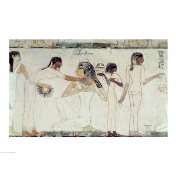 Posterazzi BALXIR169524LARGE The Toilet of Noblewomen From The Tomb of Rekhmire Poster Print - 36 x 24 in. - Large