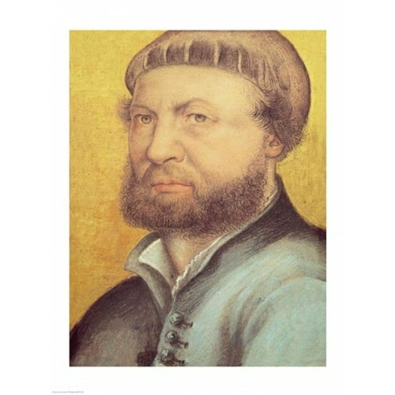 Posterazzi BALXIR172250 Self Portrait 1542 Poster Print by Hans Holbein - 18 x 24 in.