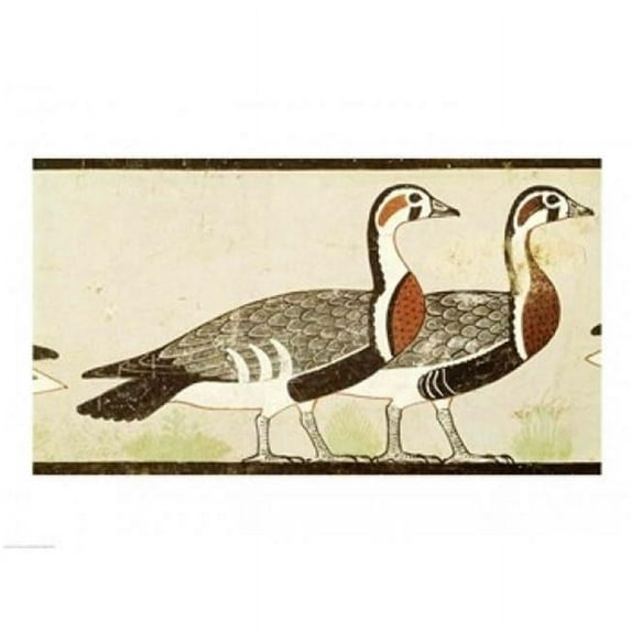 Posterazzi BALXIR175588LARGE Geese From The Tomb of Nefermaat & Atet Old Kingdom Poster Print - 36 x 24 in. - Large