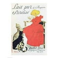 thumbnail image 1 of Posterazzi BALXIR179995 Poster Advertising Pure Sterilised Milk From La Vingeanne Poster Print by Theophile-Alexandre Steinlen - 18 x 24 in., 1 of 4
