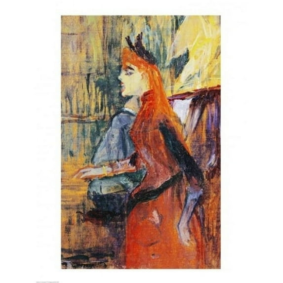 Posterazzi BALXIR182588 The Singing Lesson 1882 Poster Print by Henri De Toulouse-Lautrec - 18 x 24 in.