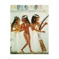 thumbnail image 1 of Posterazzi BALXIR184050 Musicians & A Dancer From The Tomb of Nakht Poster Print - 18 x 24 in., 1 of 1