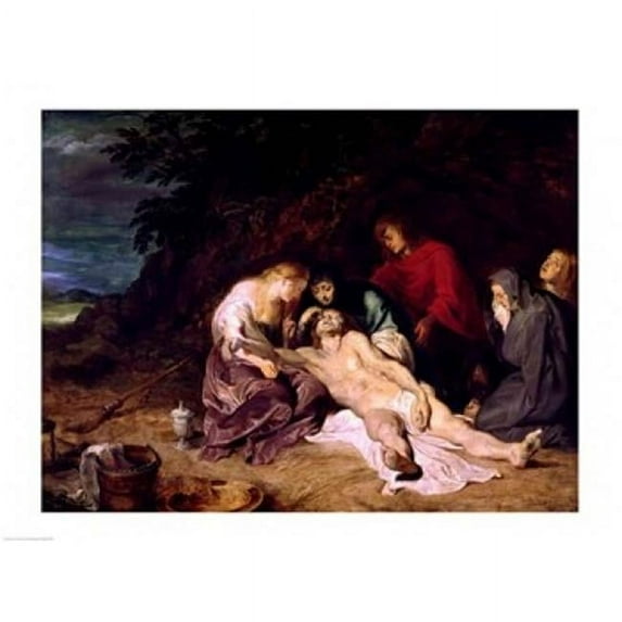 Posterazzi BALXIR200037 Lamentation Over The Dead Christ with St. John & The Holy Women Poster Print by Peter Paul Rubens - 24 x 18 in.