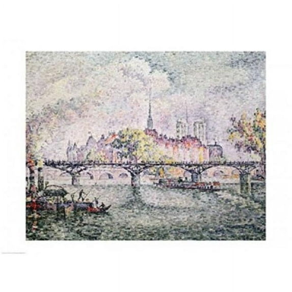 Posterazzi BALXIR203258 Ile De La Cite Paris 1912 Poster Print by Paul Signac - 24 x 18 in.