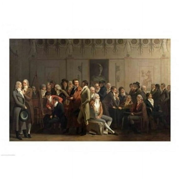 Posterazzi BALXIR24947 Reunion of Artists in The Studio of Isabey 1798 Poster Print by Louis-Leopold Boilly - 24 x 18 in.