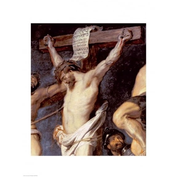 Posterazzi BALXIR249483LARGE Christ Between The Two Thieves 1620 Poster Print by Peter Paul Rubens - 24 x 36 in. - Large