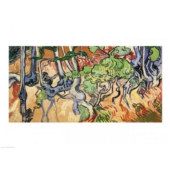 Posterazzi BALXIR253131 Tree Roots 1890 Poster Print by Vincent Van Gogh - 24 x 18 in.