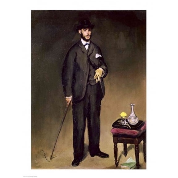 Posterazzi BALXIR29995 Theodore Duret Poster Print by Edouard Manet - 18 x 24 in.