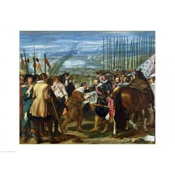 Posterazzi BALXIR30730 The Surrender of Breda 1625 Poster Print by Diego Velazquez - 24 x 18 in.