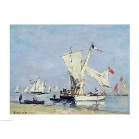 Posterazzi BALXIR321597 Sailing Boats C.1869 Poster Print by Eugene Louis Boudin - 24 x 18 in.