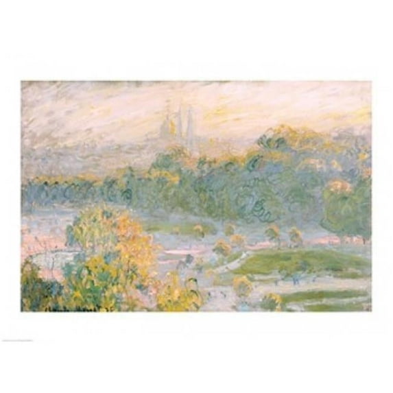Posterazzi BALXIR33177 The Tuileries Study 1875 Poster Print by Claude Monet - 24 x 18 in.