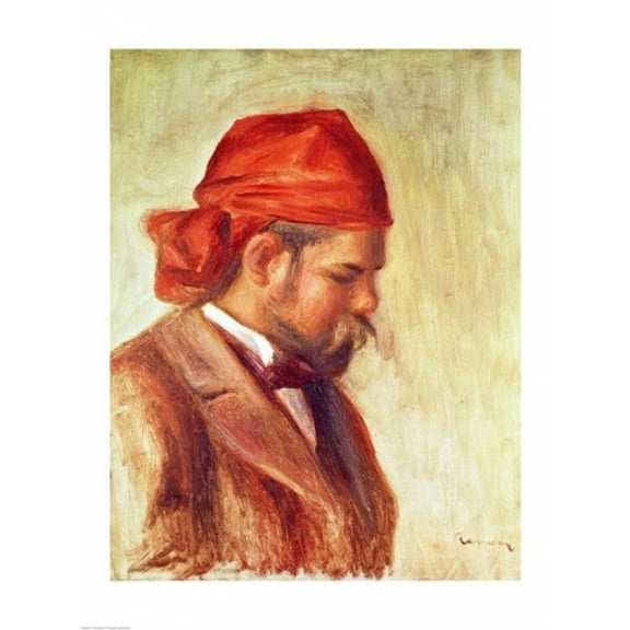 Posterazzi BALXIR36566LARGE Portrait of Ambroise Vollard Poster Print by Pierre-Auguste Renoir - 24 x 36 in. - Large