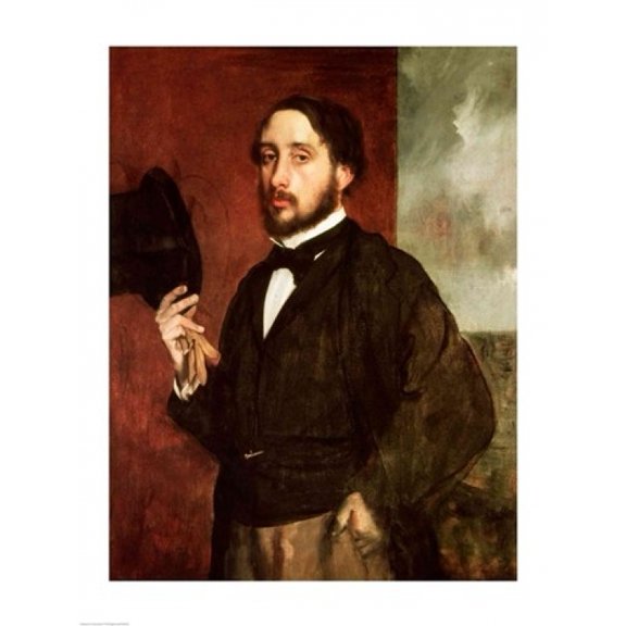 Posterazzi BALXIR36822 Self Portrait Poster Print by Edgar Degas - 18 x 24 in.