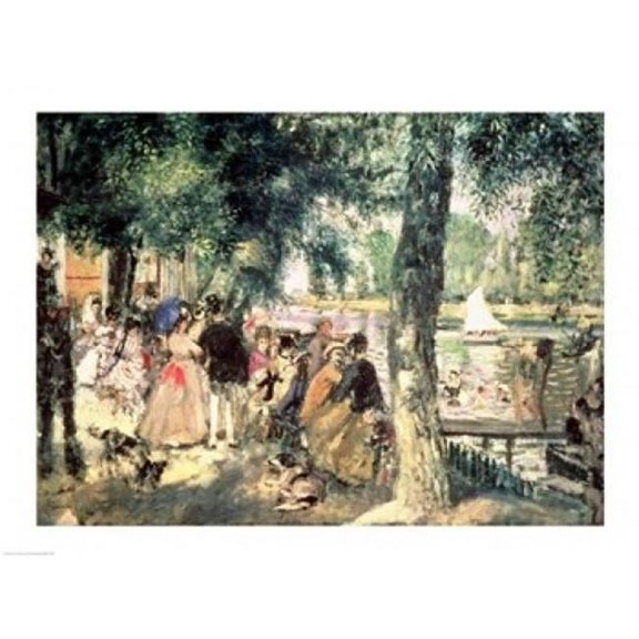 Posterazzi BALXIR37595 Bathing on The Seine Poster Print by Pierre-Auguste Renoir - 24 x 18 in.