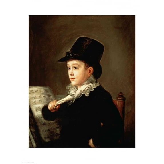 Posterazzi BALXIR52604LARGE Portrait of Marianito Goya Grandson of The Artist C.1815 Poster Print by Francisco De Goya - 24 x 36 in. - Large