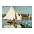 thumbnail image 1 of Posterazzi BALXIR71351 Sailing at Argenteuil C.1874 Poster Print by Claude Monet - 24 x 18 in., 1 of 1