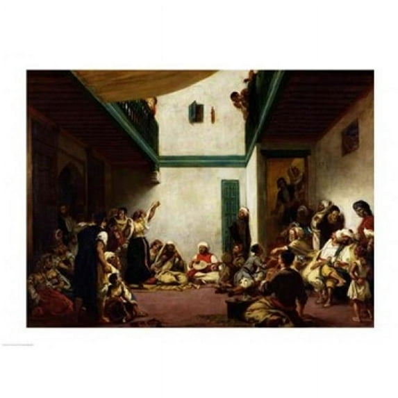 Posterazzi BALXIR82865 A Jewish Wedding in Morocco 1841 Poster Print by Eugene Delacroix - 24 x 18 in.