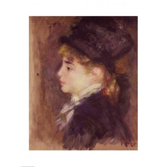 Posterazzi BALXIR83760 Portrait of A Woman Poster Print by Pierre-Auguste Renoir - 18 x 24 in.