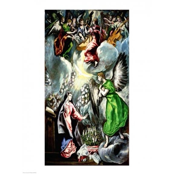 Posterazzi BALXIR90013 The Annunciation Poster Print by El Greco - 18 x 24 in.
