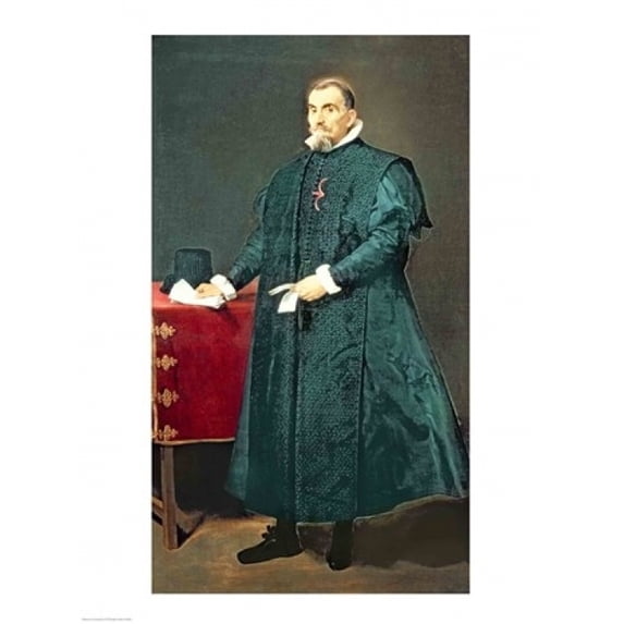 Posterazzi BALXJL139404LARGE Portrait of Don Diego De Corral Y Arellano Poster Print by Diego Velazquez - 24 x 36 in. - Large