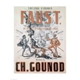 thumbnail image 1 of Posterazzi BALXJL158467 Poster Advertising Faust Opera Poster Print - 18 x 24 in., 1 of 1