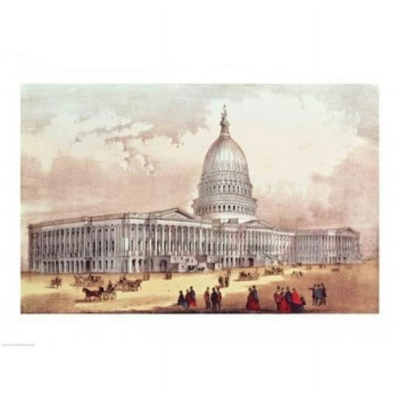 Posterazzi BALXJL166156 United States Capitol Washington D.C Poster Print - 24 x 18 in.
