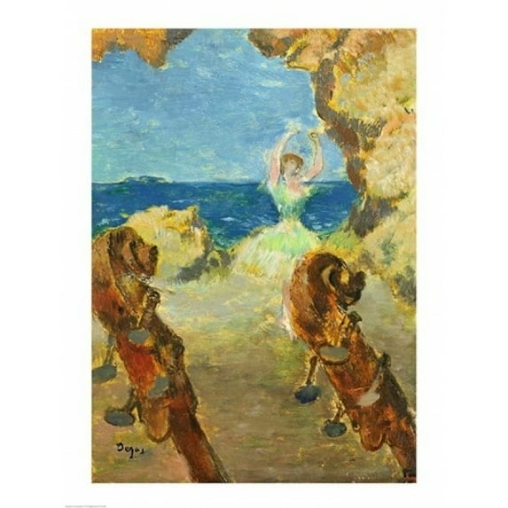 Posterazzi BALXKH141384LARGE The Ballet Dancer 1891 Poster Print by Edgar Degas - 24 x 36 in. - Large