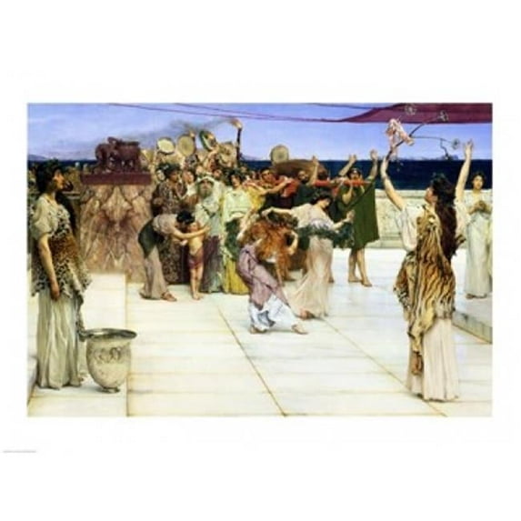 Posterazzi BALXKH232083 A Dedication To Bacchus 1889 Poster Print by Sir Lawrence Alma-Tadema - 24 x 18 in.