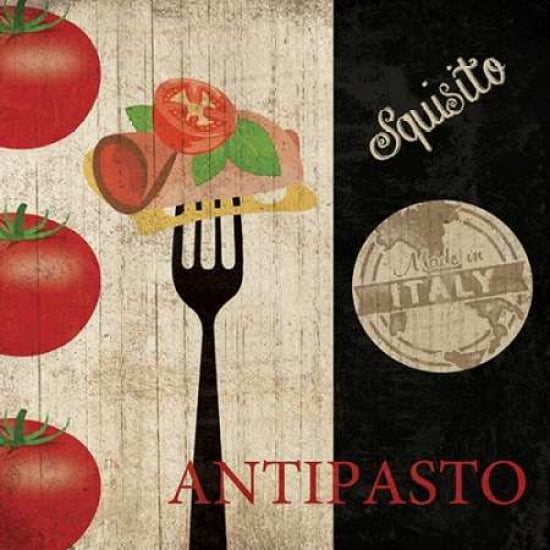 Posterazzi BIG NIGHT OUT - ANTIPASTO Canvas Art - Piper Ballantyne (24 x 24)