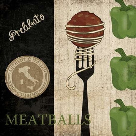 Posterazzi BIG NIGHT OUT - MEATBALLS Canvas Art - Piper Ballantyne (24 x 24)