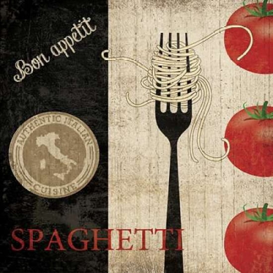 Posterazzi BIG NIGHT OUT - SPAGHETTI Canvas Art - Piper Ballantyne (24 x 24)