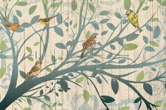Posterazzi BIRD GARDEN Canvas Art - Piper Ballantyne (24 x 36)