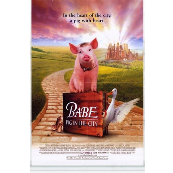 Posterazzi Babe-Pig in the City Movie Poster - 27 x 40 in.