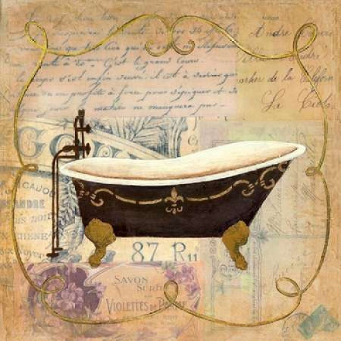 Posterazzi Bain de Luxe I Canvas Art - Tava Studios (24 x 24)