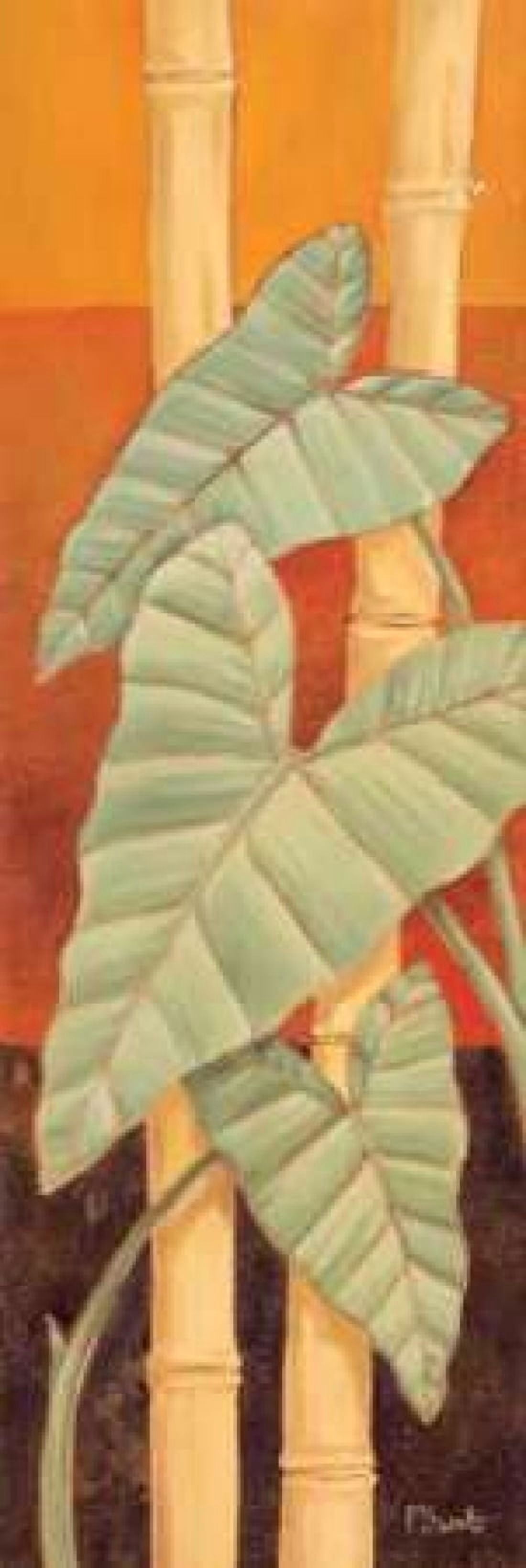 Posterazzi Bali Leaves II Canvas Art - Paul Brent (12 x 36)
