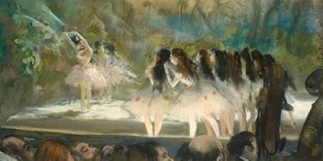 Posterazzi Ballet at the Paris Op?©ra Canvas Art - Edgar Degas (10 x 20)