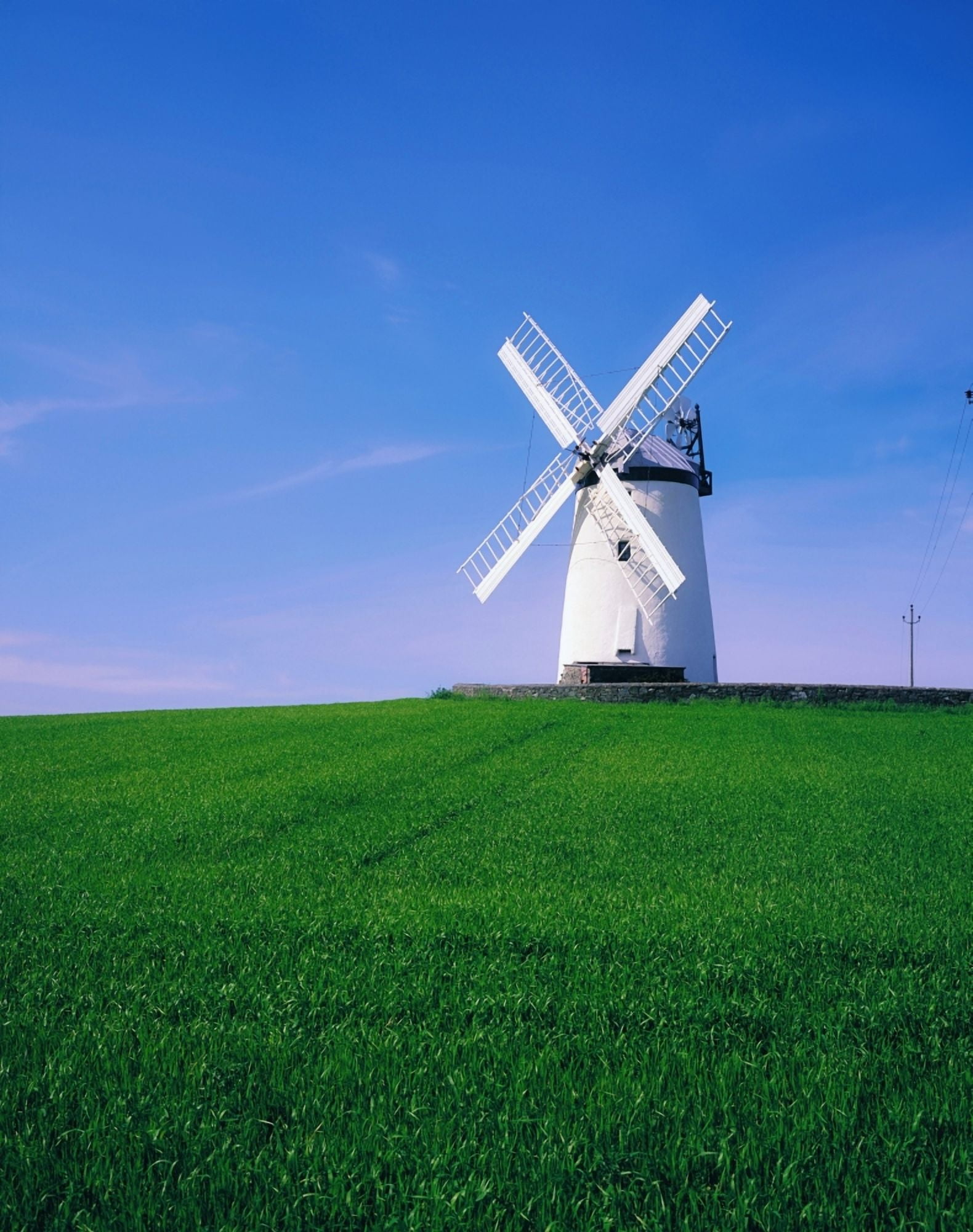 Posterazzi Ballycopeland Windmill Millisle County Down Ireland Canvas Art - The Irish Image Collection  Design Pics (26 x 34)