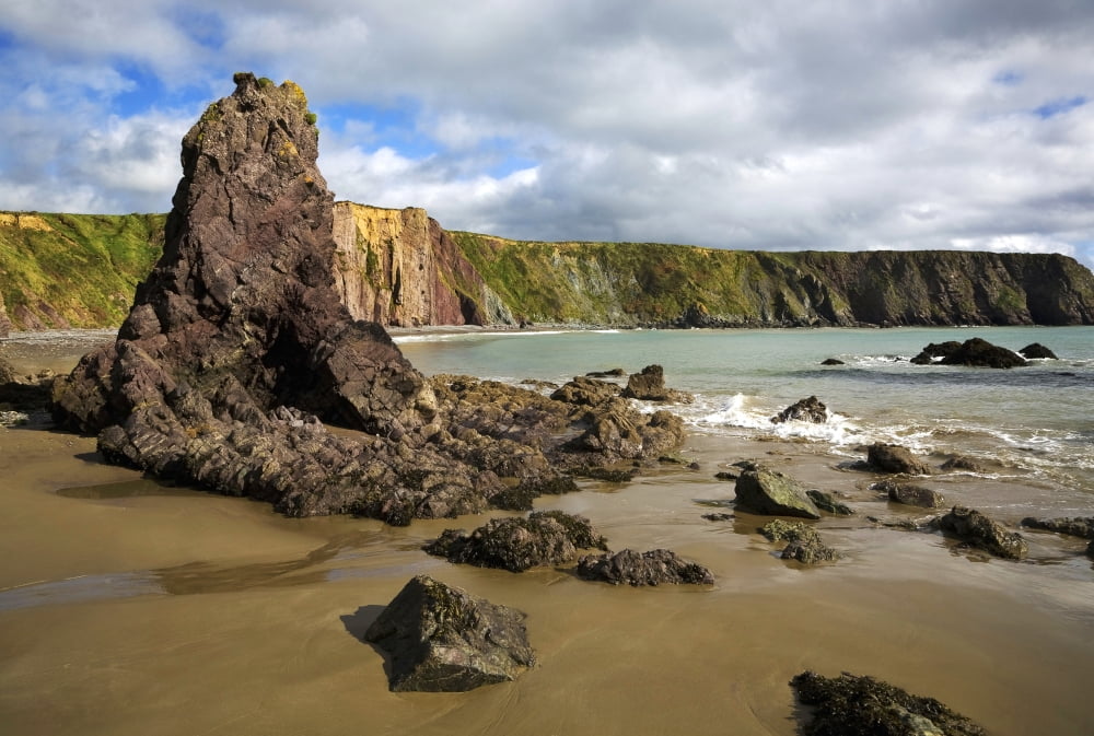 Posterazzi Ballydowane Cove Copper Coast Geopark Near Bunmahon County Waterford Ireland Canvas Art - George Munday Design Pics (36 x 24)
