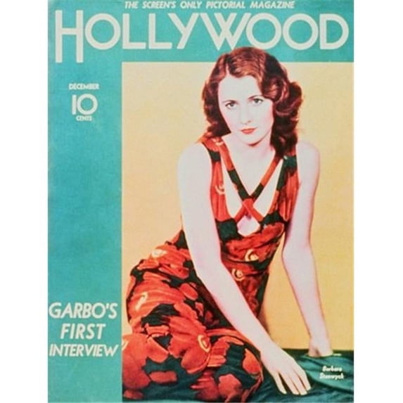 Posterazzi Barbara Stanwyck Movie Poster - 11 x 17 in.