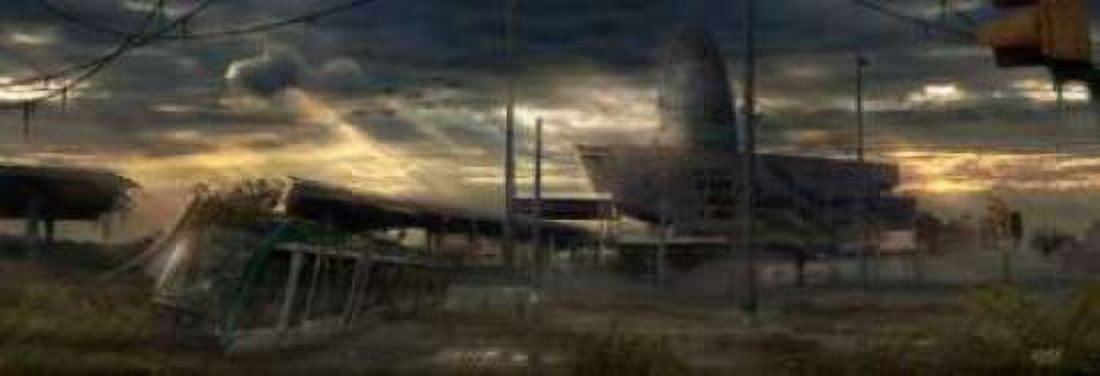 Posterazzi Barcelona 30 - Matte Painting Canvas Art - Jose Luis Martin (12 x 36)