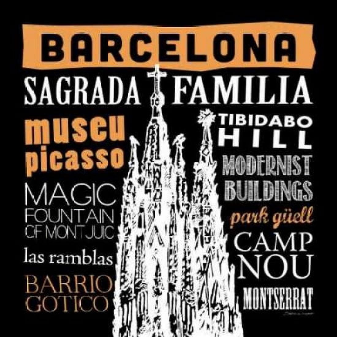 Posterazzi Barcelona Canvas Art - Stephanie Marrott (24 x 24)