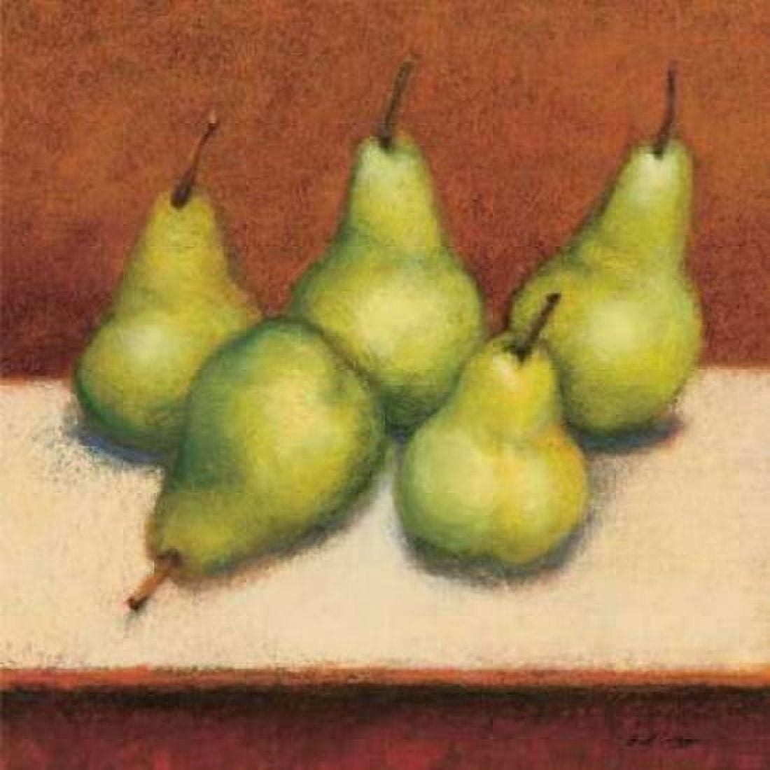 Posterazzi Bartlett Pear Canvas Art - Bill Creevy (24 x 24)