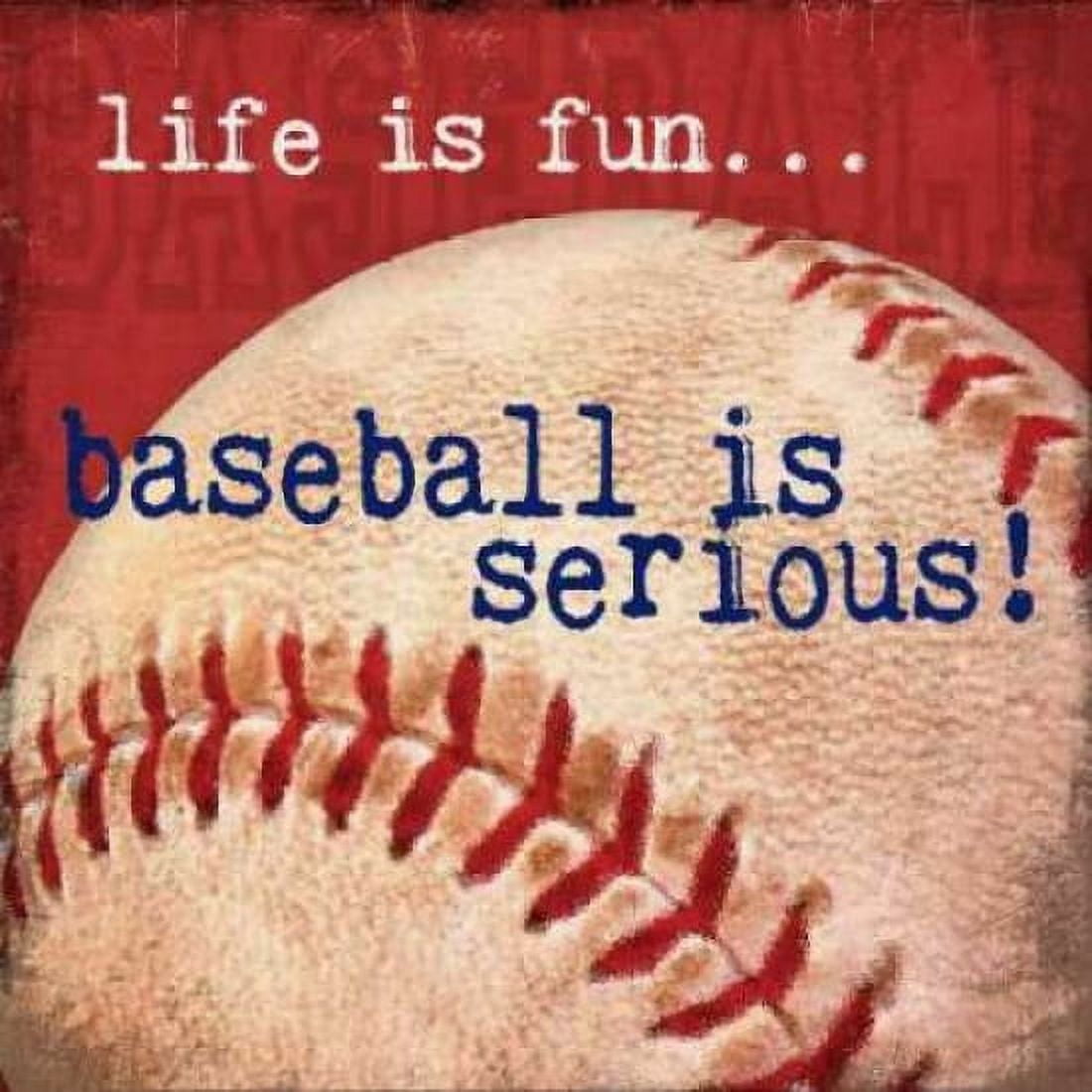 Posterazzi Baseball Canvas Art - Stephanie Marrott (24 x 24)