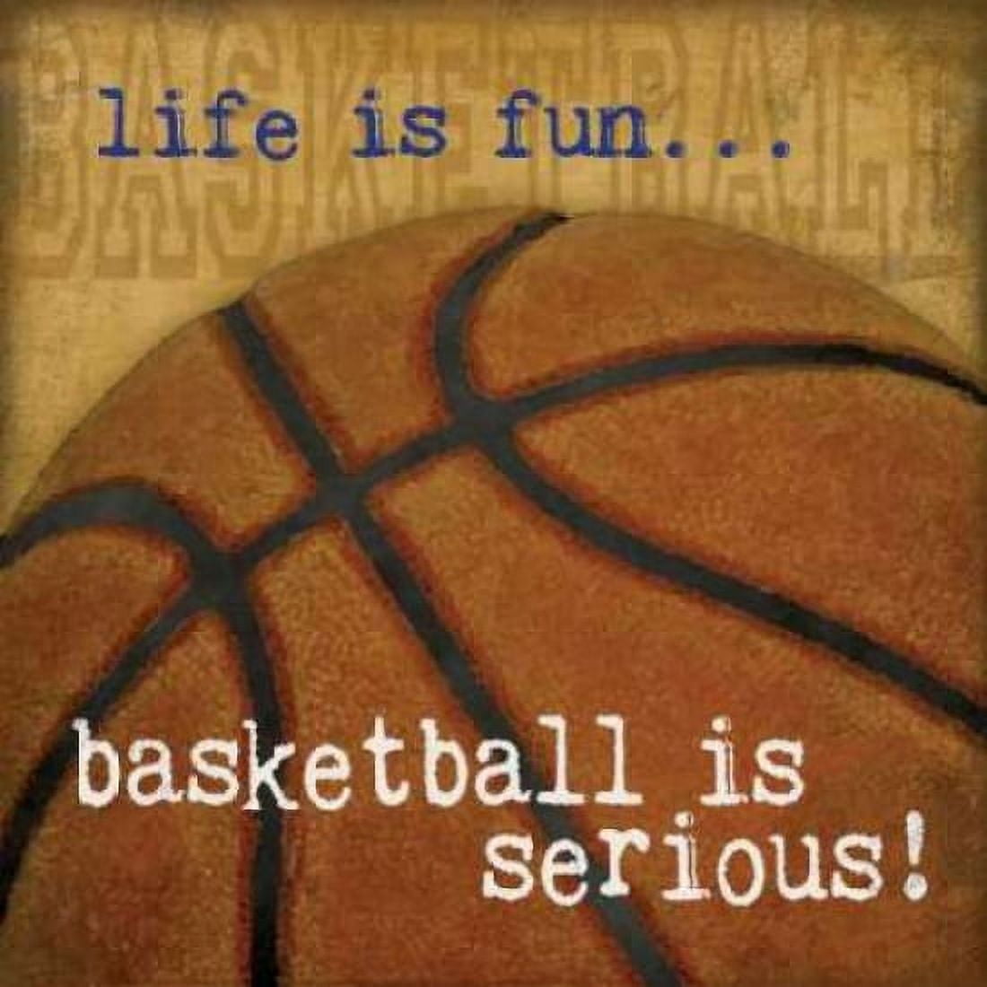 Posterazzi Basketball Canvas Art - Stephanie Marrott (24 x 24)