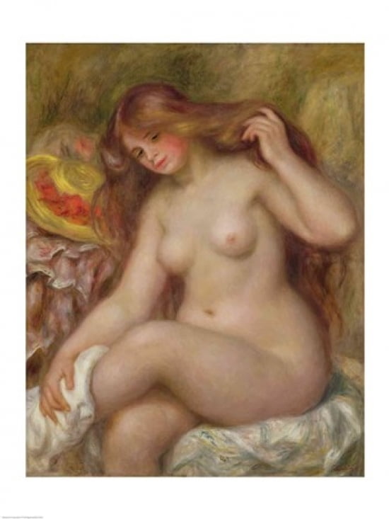 Posterazzi Bather c1903 Canvas Art - Pierre-Auguste Renoir (24 x 36)